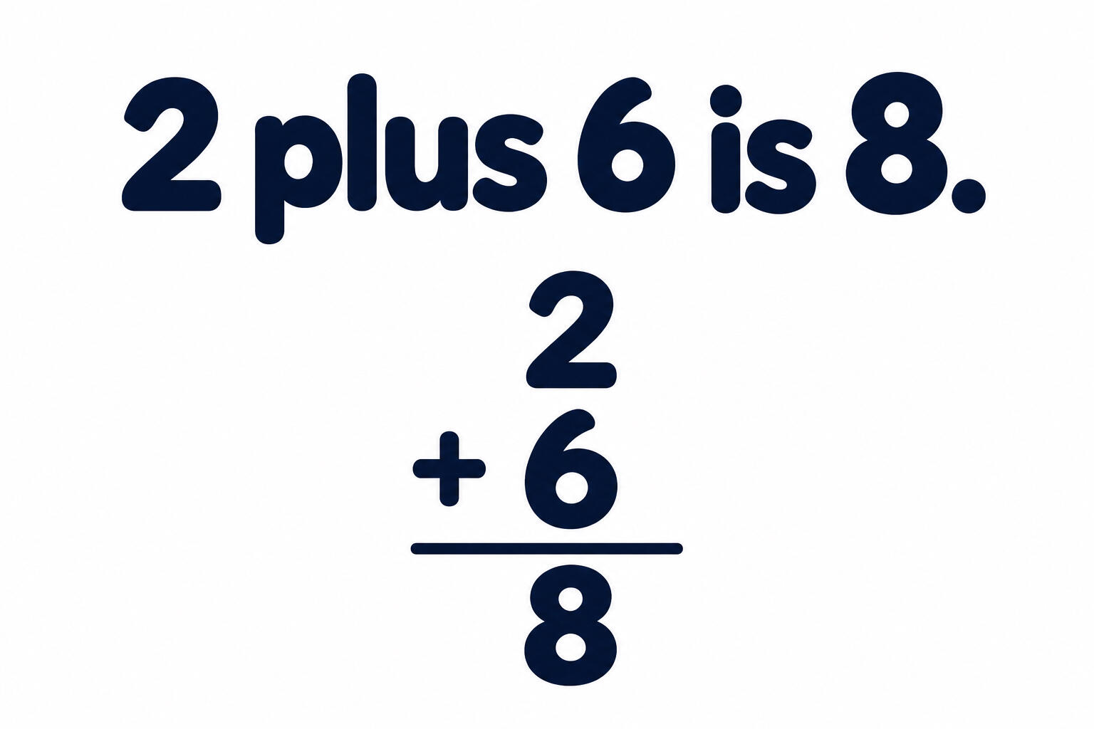 adda two plus six